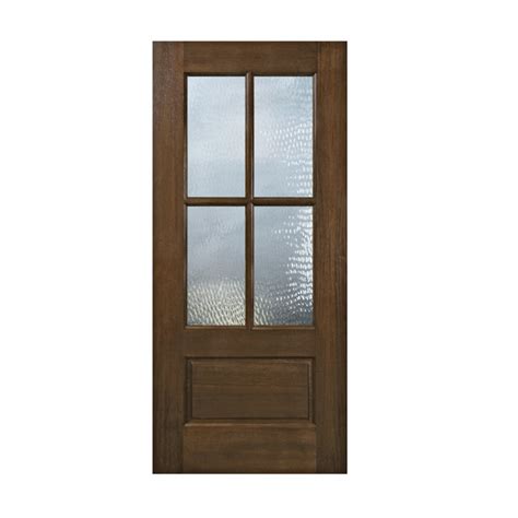 Knockety Stained Mahogany Wood Slab Front Entry Door Wayfair