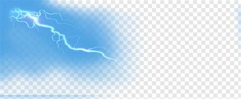 Lightning Transparent Background Blue Lightning Black Lightning