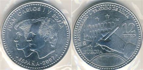 12 Euro 50th Anniversary Of The Treaty Of Rome 2007 Spain Foronum