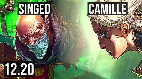 SINGED Vs CAMILLE TOP 5 0 1 900 Games 1 1M Mastery KR Master