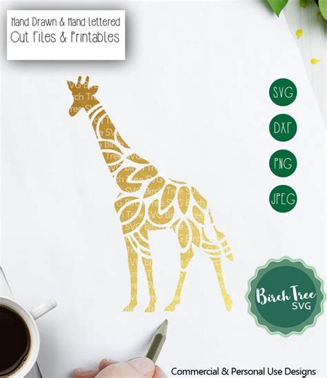 Giraffe Mandala Svg Free Files