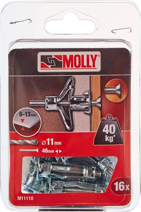 Molly M Xj Chevilles M Talliques Expansion Avec Vis M Mm