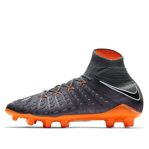 Nike Hypervenom 3 Elite Df Fg Dark Grey Total Orange Ah7292 081