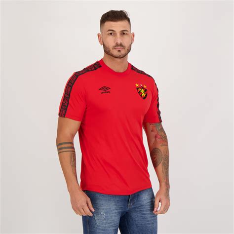 Camisa Umbro Sport Recife Concentra O Vermelha Futfanatics