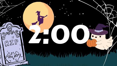 2 Minute Halloween Timer With Music Youtube