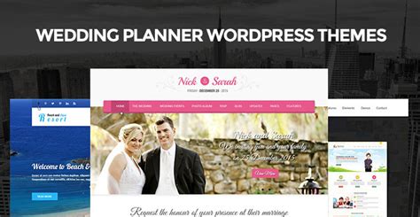 10 Best Wedding Planner WordPress Themes and Templates