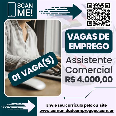 Assistente Comercial Vendas Sal Rio De R Para Segmento