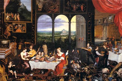 Rubens And Brueghel The Five Senses Allegory Art Workshops Tutt