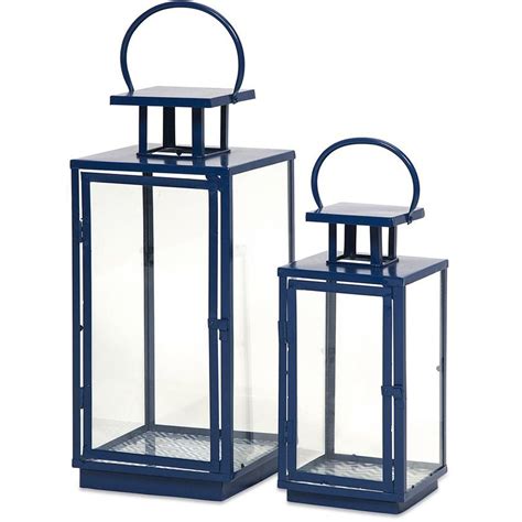 Elite Marine Blue Lanterns Set Of 2 Lantern Set Blue Lantern