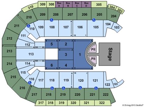 Mandalay Bay Events Center Tickets In Las Vegas Nevada Seating