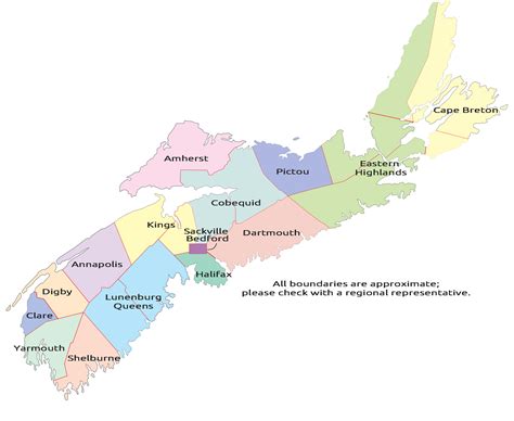 Regional Map & Contacts - Special Olympics Nova Scotia