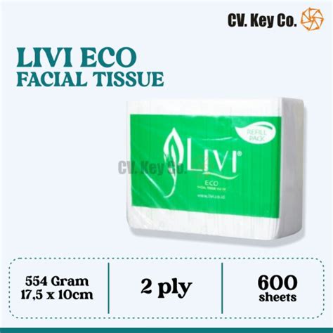 Jual Tissue Facial Tissue Wajah Livi Eco Facial Refill Tissu S