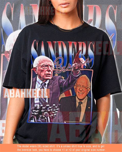 Limited Bernie Sanders Shirt Vintage 90s Bernie Sanders Etsy España