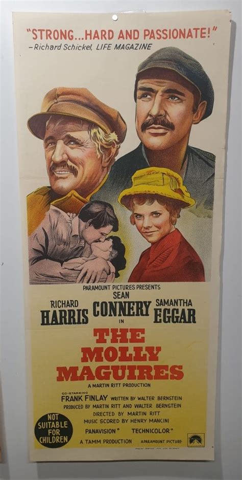 Original Day Bill Movie Poster The Molly Maguires X Marks