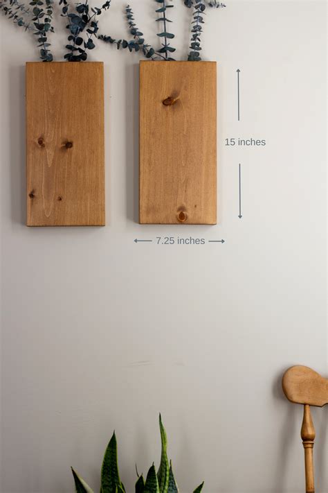 Large Wood Wall Pocket 15 Inch Stained Finish – Carpenter Katie Co.