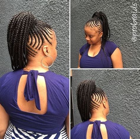 Braided Ponytail Hairstyles 40 Cute Ponytails With Braids Braided