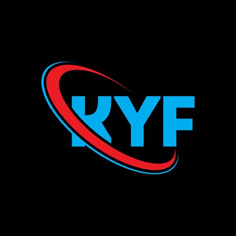 Logotipo De Kyf Letra Kyf Diseño Del Logotipo De La Letra Kyf Logotipo De Las Iniciales Kyf