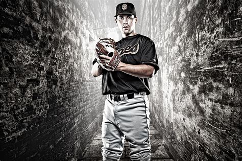 Baseball Player Portrait A Composite Image The Subject Is Flickr