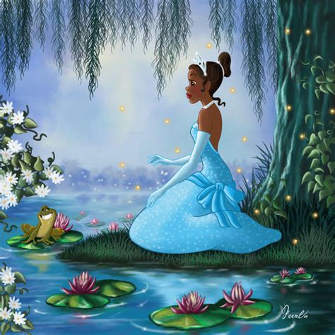 TIANA AND THE FROG by FERNL on DeviantArt