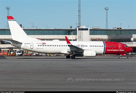 SE RPE Norwegian Air Sweden AOC Boeing 737 8JP WL Photo By Michael