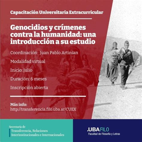 Capacitaci N Virtual Sobre Genocidios Y Cr Menes Contra La Humanidad