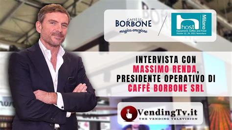 HOST 2021 Intervista con Massimo Renda Presidente Operativo di Caffè