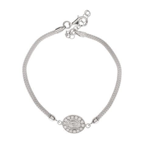 Bracciale Con Medaglia Miracolosa In Argento 925 Myriam