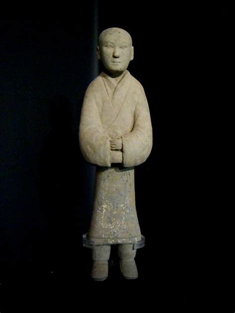 A Han Dynasty Model Of Standing Female Attendant At 1stdibs