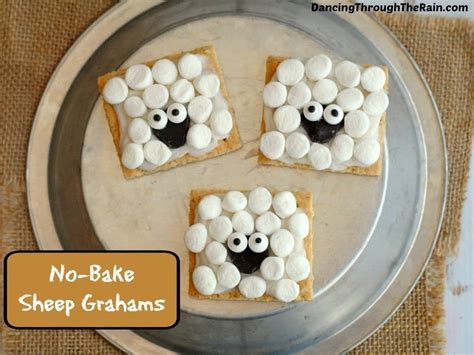 No Bake Sheep Grahams