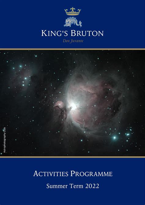 Activities Programme By King S Bruton Issuu