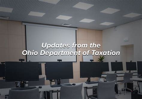 Updates From The Ohio Department Of Taxation Zaino Hall Farrin LLC