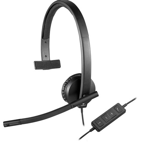 Logitech H570e Wired USB Mono Headset 981 000570 B H Photo Video