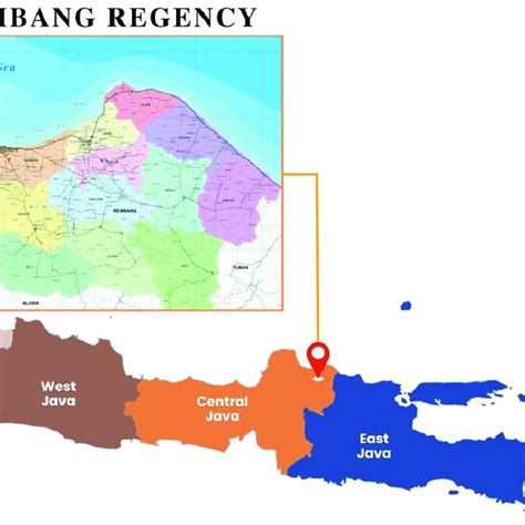 Location Of Rembang Regency Central Java Indonesia Download