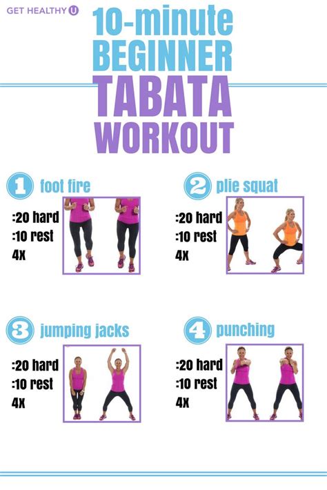 Minute Beginner Tabata Workout Beginner Tabata Workouts Tabata