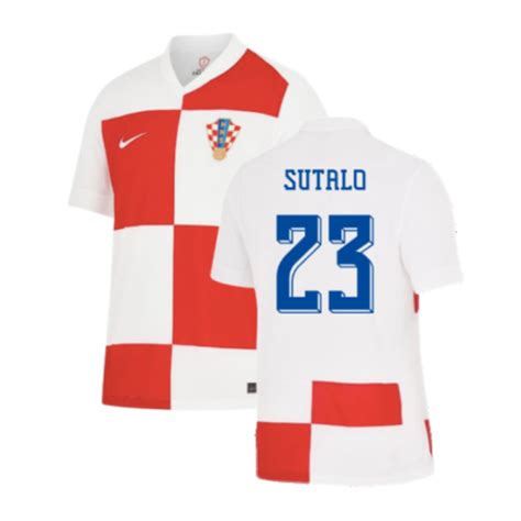 Kroatien Josip Sutalo 23 Heim Trikot EM 2024