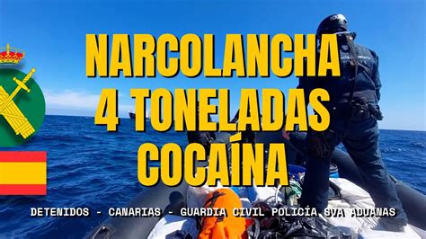 Narcolancha interceptada con más de 4000 kilos de cocaína YouTube