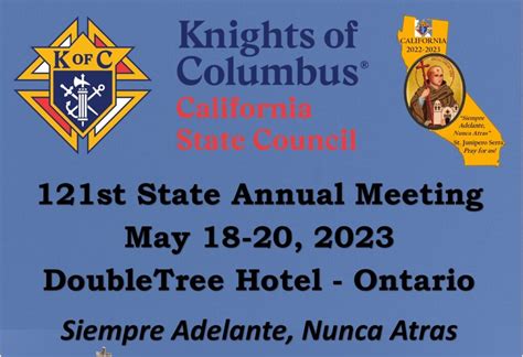 Convention/State Annual Meeting 2023 | Knights of Columbus - California ...