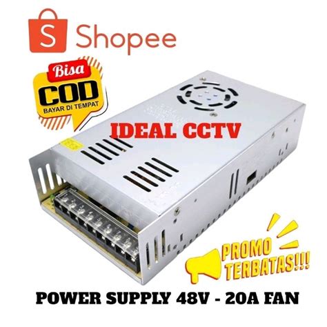 Jual Switching Power Supply PSU 48V 20A High Quality 48 Volt 20 Ampere