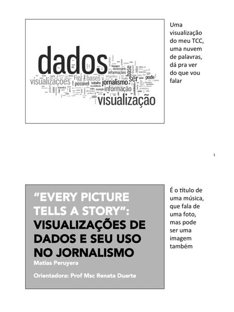 PDF Apresentação Visualização de dados e seu uso no Jornalismo pdf