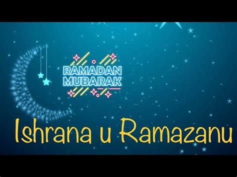 Ishrana U Ramazanu Sehur Iftar Post Youtube