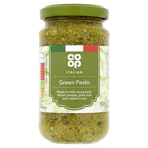 Co Op Italian Green Pesto Sauce G Co Op