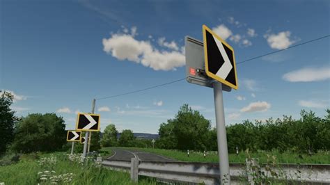 FS22 UK Road Sign Pack Prefab v 1 0 0 0 Objects Mod für Farming