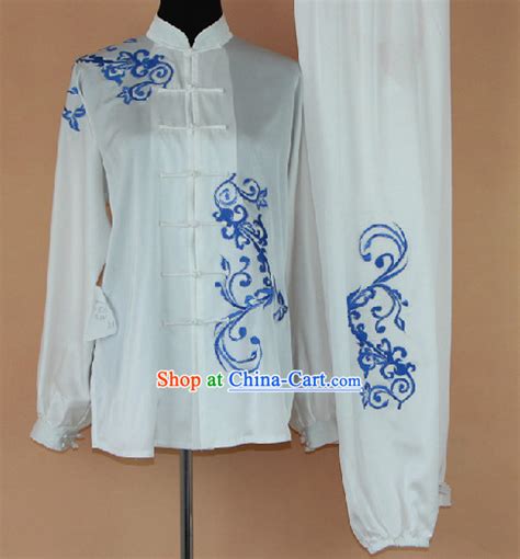 Chinese Professional Silk Tai Chi Clothing Complete Set