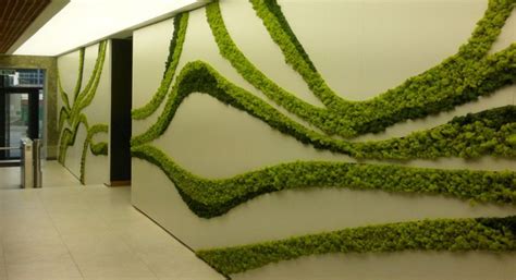 Custom Art using Indoor Moss Walls - Decorating with Fabric