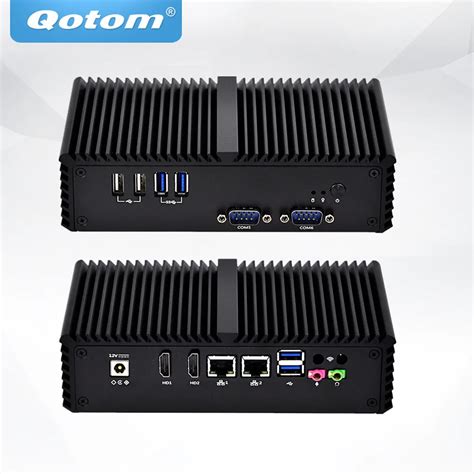 Qotom Fanless Mini Industrial Pc With Core I5 4300y Processor Dual