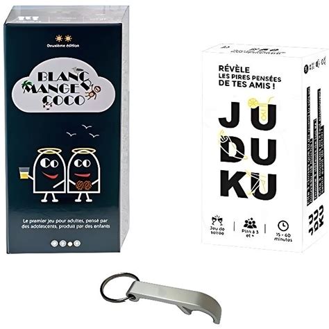 Blumie Shop Lot De 2 Jeux Blanc Manger Coco Juduku 1