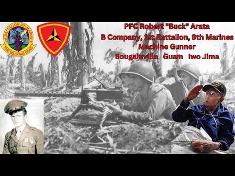 Interview with a WWII Marine Machine gunner who served on Bougainville, Guam and Iwo Jima : r ...