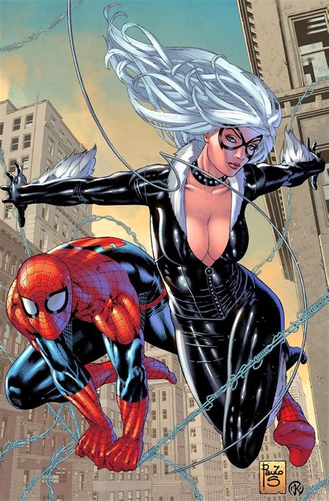 Spider Man And Black Cat Spiderman Comic Art Spiderman Black Cat