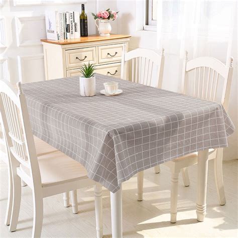 ☀️life Core☀️ Table Cloth Waterproof Plastic Table Cover Oilproof Tablecloth Alas Meja Room