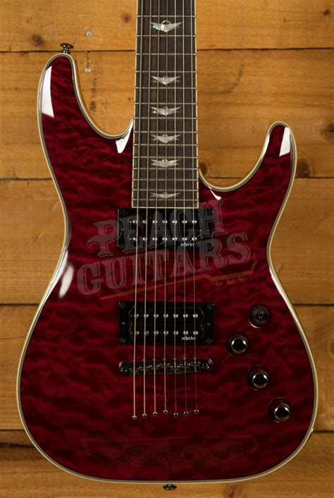 Schecter Omen Extreme Black Cherry Peach Guitars